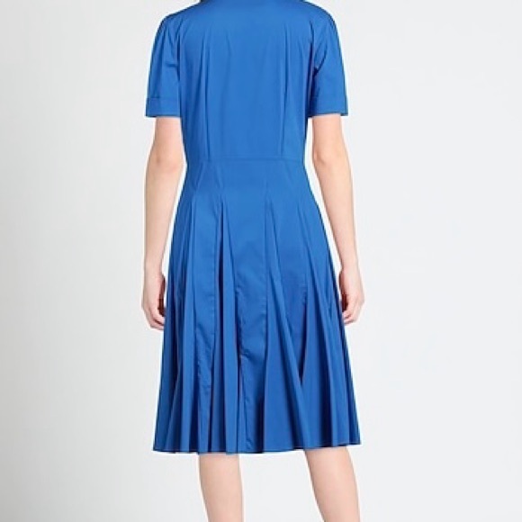 PUROTATTO Blue midi dress Italy  42 US 6 - Picture 9 of 10